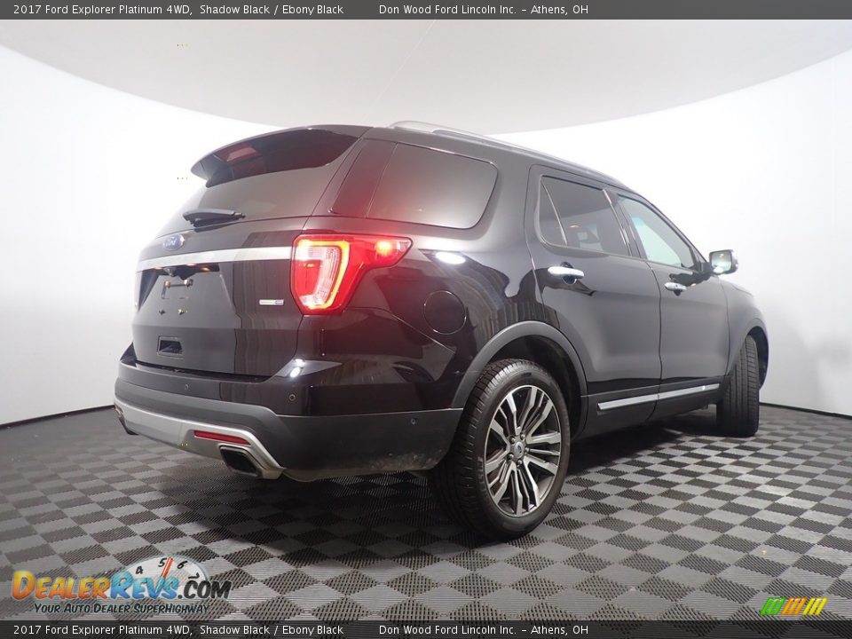 2017 Ford Explorer Platinum 4WD Shadow Black / Ebony Black Photo #19