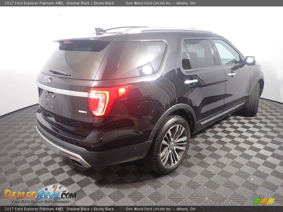 2017 Ford Explorer Platinum 4WD Shadow Black / Ebony Black Photo #20
