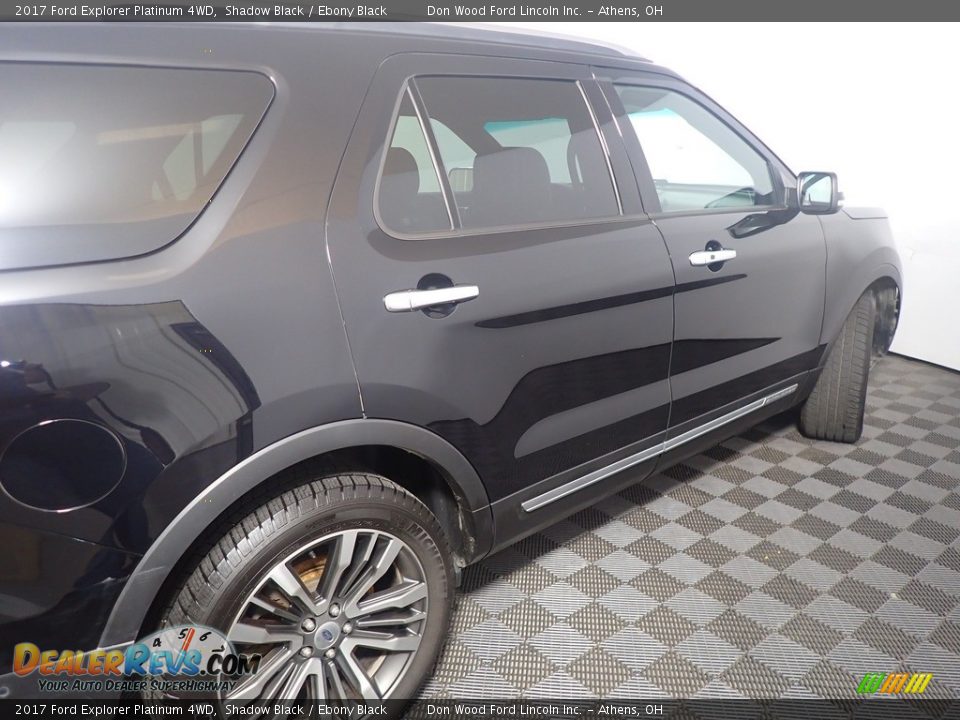 2017 Ford Explorer Platinum 4WD Shadow Black / Ebony Black Photo #22