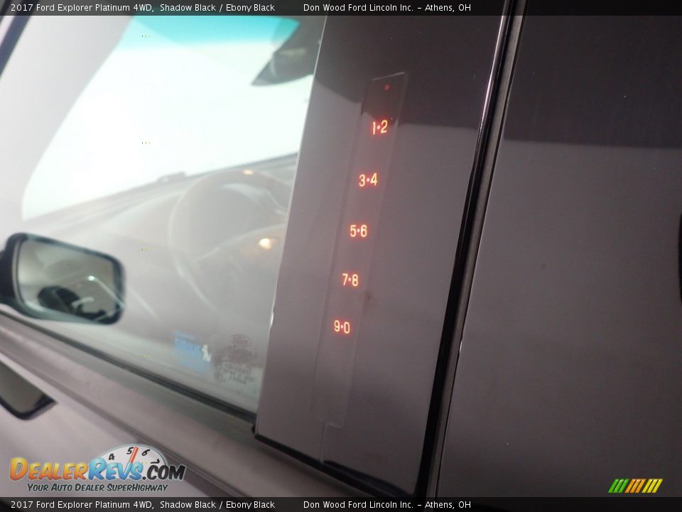2017 Ford Explorer Platinum 4WD Shadow Black / Ebony Black Photo #23