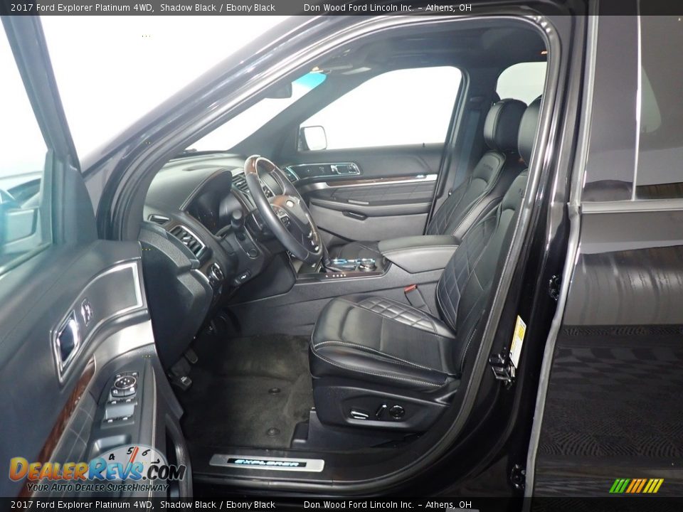 2017 Ford Explorer Platinum 4WD Shadow Black / Ebony Black Photo #26