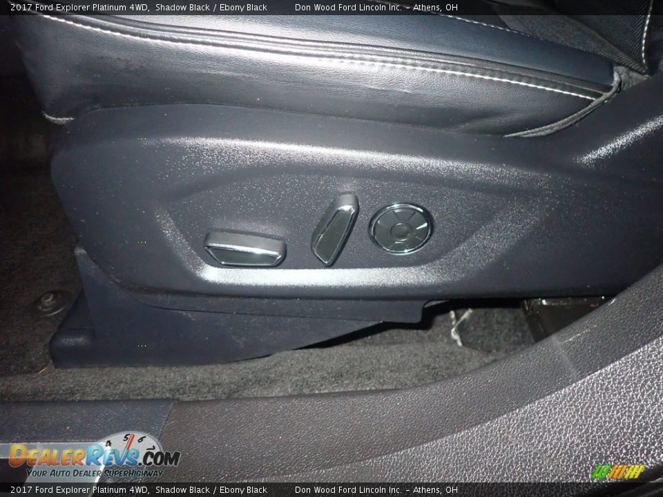 2017 Ford Explorer Platinum 4WD Shadow Black / Ebony Black Photo #27