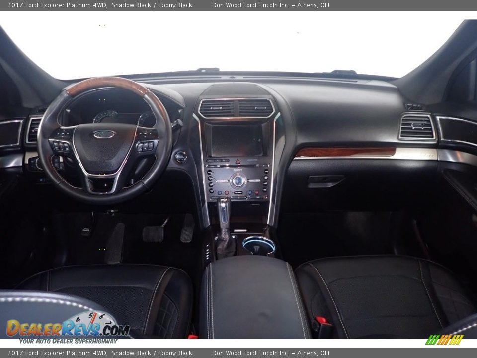 2017 Ford Explorer Platinum 4WD Shadow Black / Ebony Black Photo #28