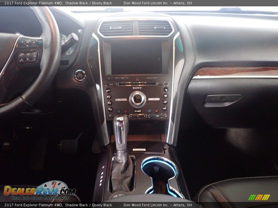 2017 Ford Explorer Platinum 4WD Shadow Black / Ebony Black Photo #29