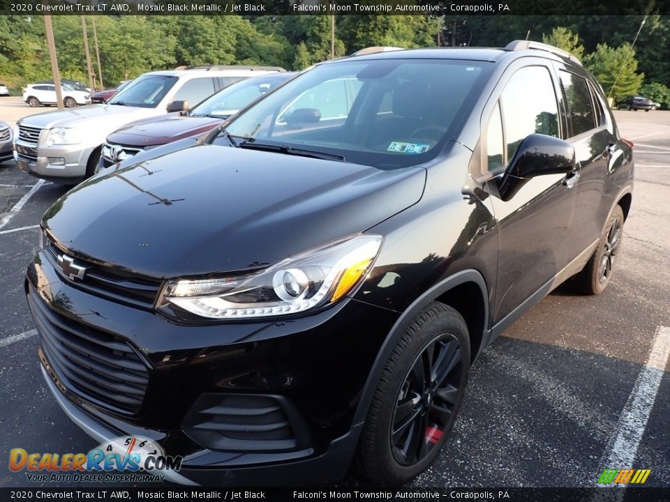 2020 Chevrolet Trax LT AWD Mosaic Black Metallic / Jet Black Photo #1