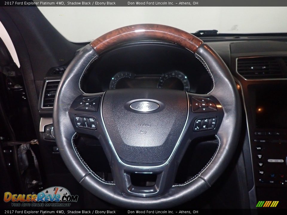 2017 Ford Explorer Platinum 4WD Shadow Black / Ebony Black Photo #31