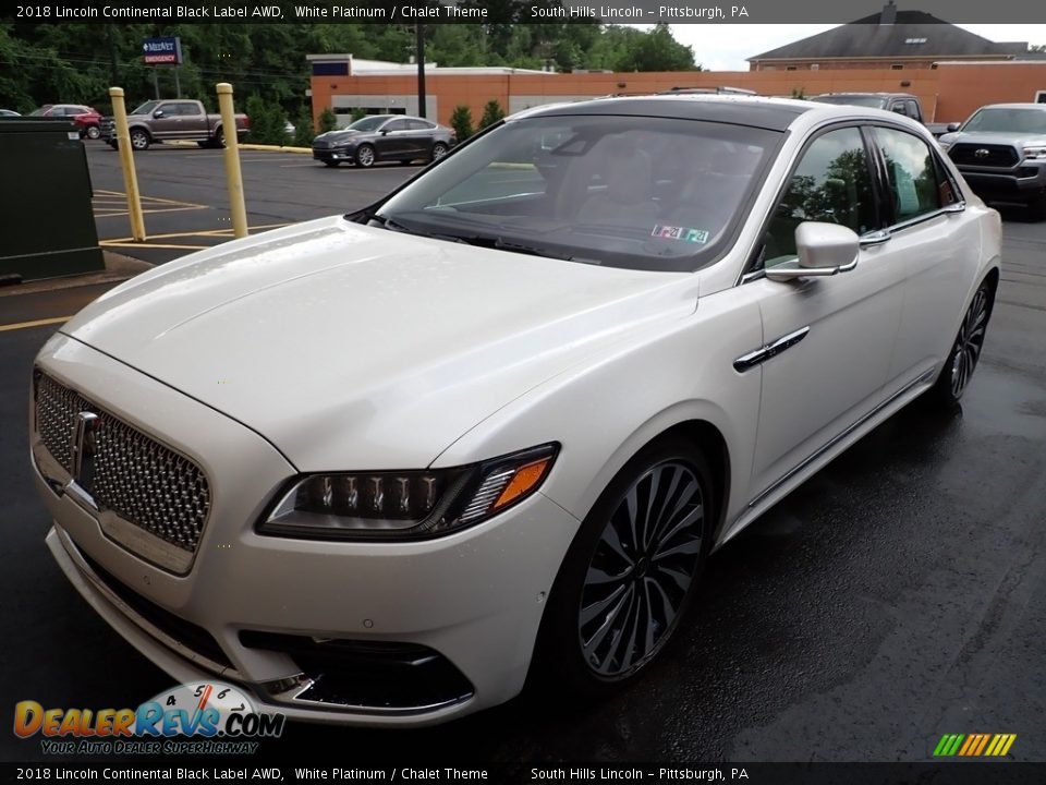 2018 Lincoln Continental Black Label AWD White Platinum / Chalet Theme Photo #1