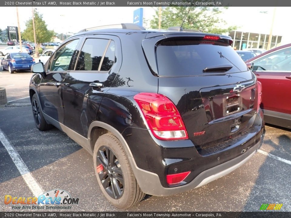 2020 Chevrolet Trax LT AWD Mosaic Black Metallic / Jet Black Photo #2