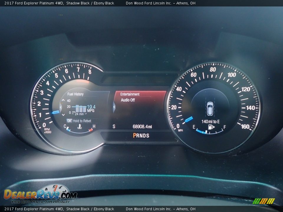 2017 Ford Explorer Platinum 4WD Shadow Black / Ebony Black Photo #32