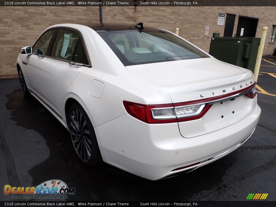 2018 Lincoln Continental Black Label AWD White Platinum / Chalet Theme Photo #2