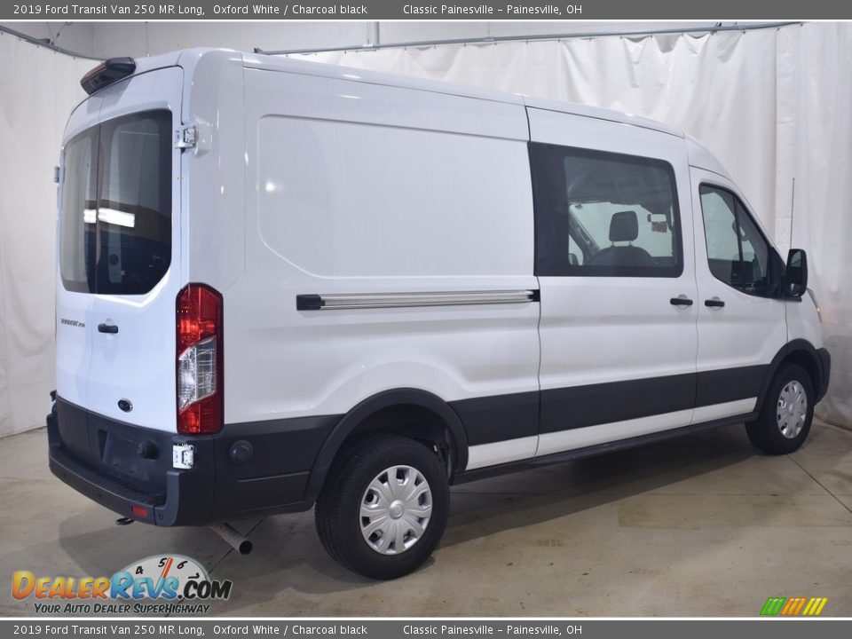 2019 Ford Transit Van 250 MR Long Oxford White / Charcoal black Photo #2