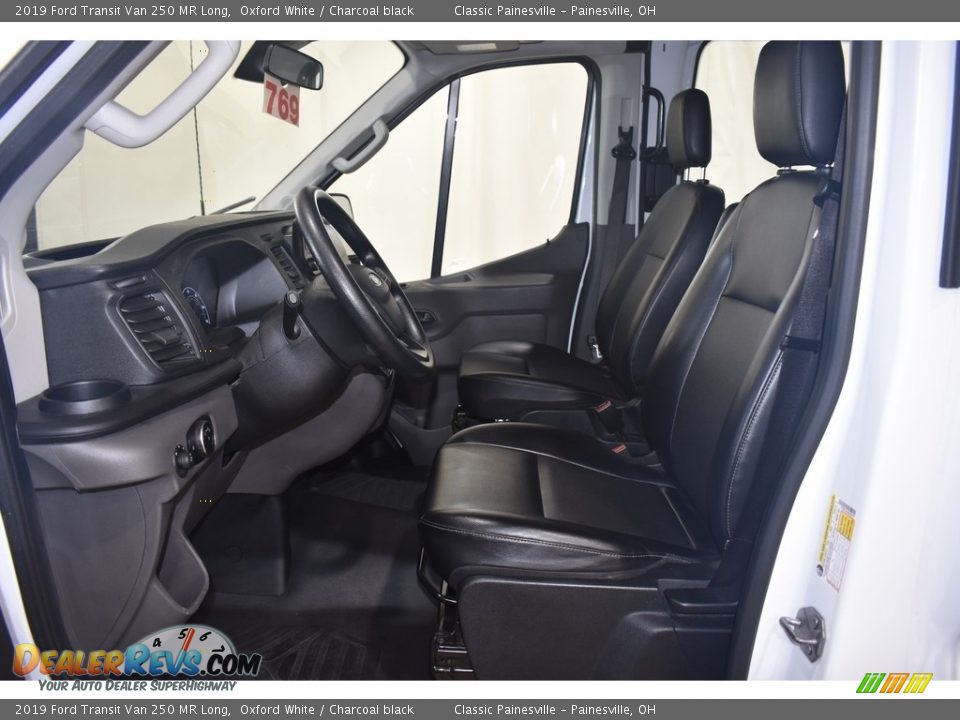 2019 Ford Transit Van 250 MR Long Oxford White / Charcoal black Photo #6