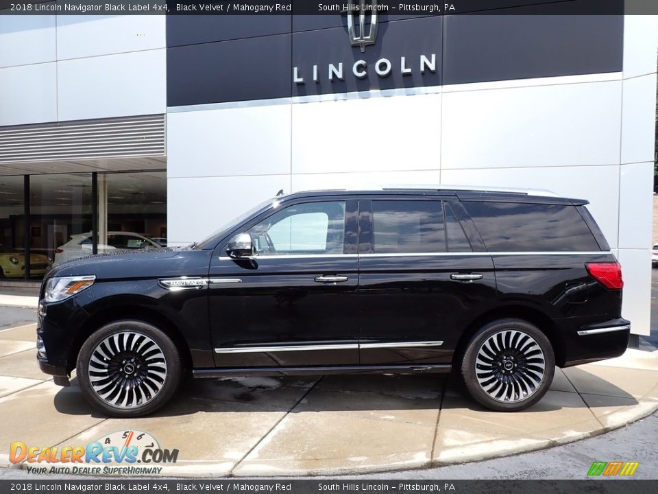 Black Velvet 2018 Lincoln Navigator Black Label 4x4 Photo #2