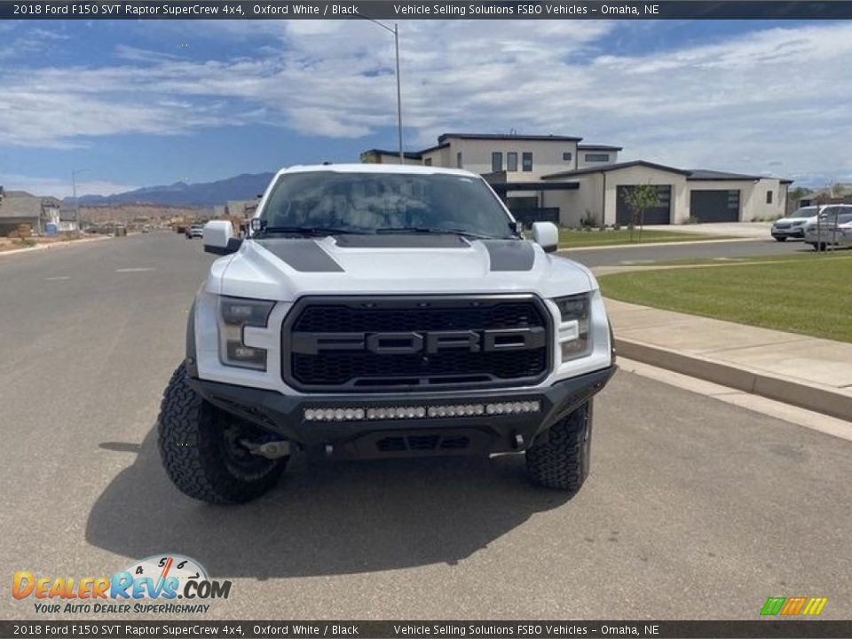 2018 Ford F150 SVT Raptor SuperCrew 4x4 Oxford White / Black Photo #2