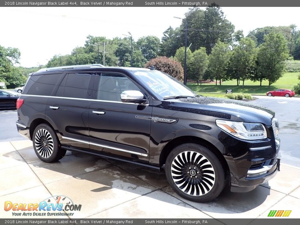 Black Velvet 2018 Lincoln Navigator Black Label 4x4 Photo #7