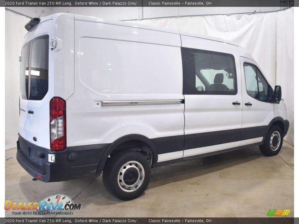 2020 Ford Transit Van 250 MR Long Oxford White / Dark Palazzo Grey Photo #2