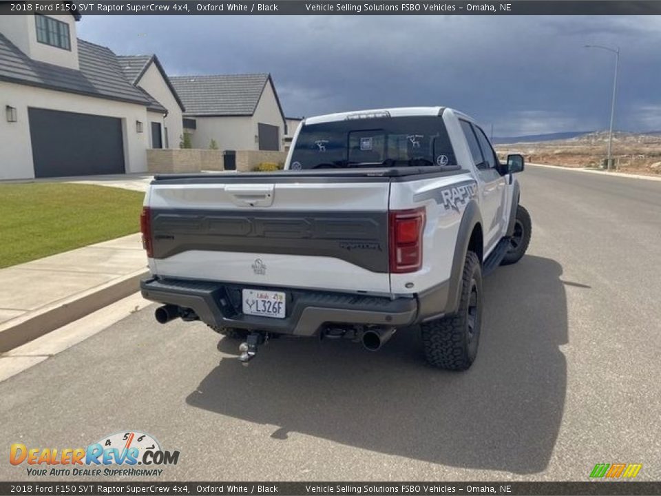 2018 Ford F150 SVT Raptor SuperCrew 4x4 Oxford White / Black Photo #8