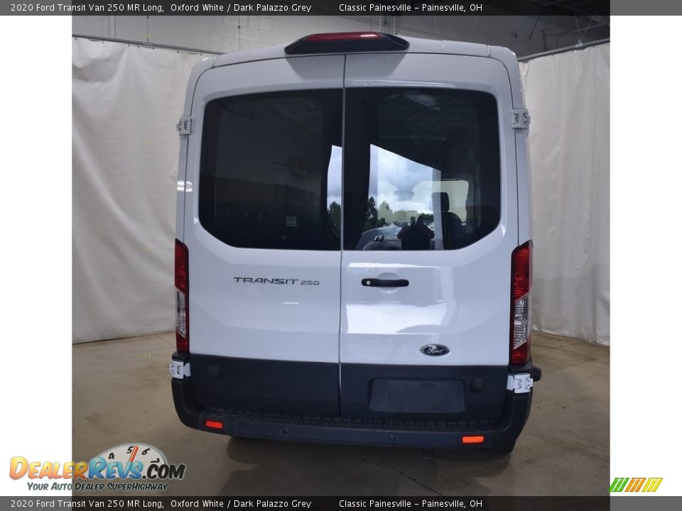 2020 Ford Transit Van 250 MR Long Oxford White / Dark Palazzo Grey Photo #3