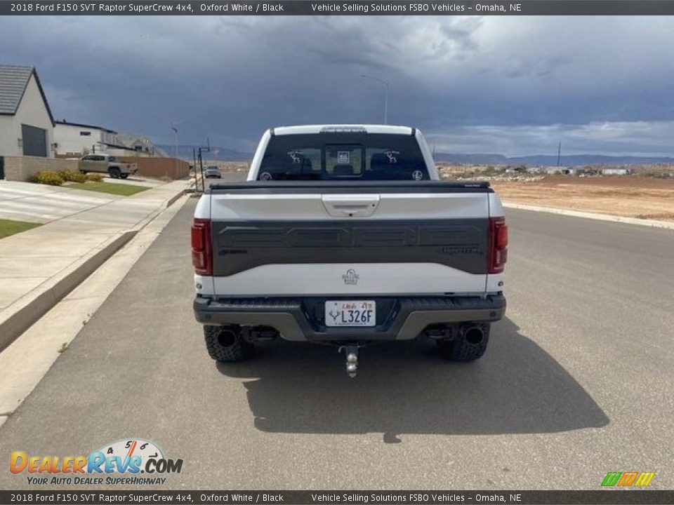 2018 Ford F150 SVT Raptor SuperCrew 4x4 Oxford White / Black Photo #9