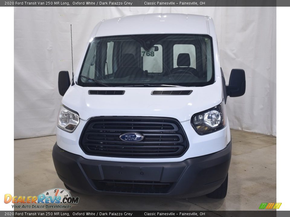 2020 Ford Transit Van 250 MR Long Oxford White / Dark Palazzo Grey Photo #4