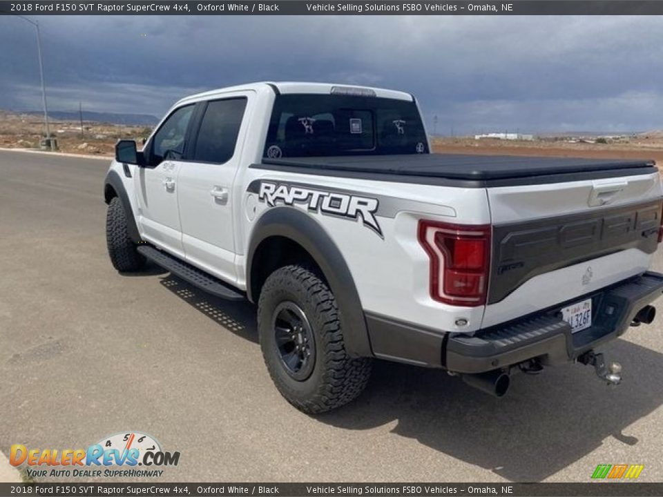 2018 Ford F150 SVT Raptor SuperCrew 4x4 Oxford White / Black Photo #10