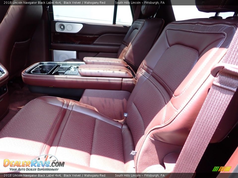 Rear Seat of 2018 Lincoln Navigator Black Label 4x4 Photo #16