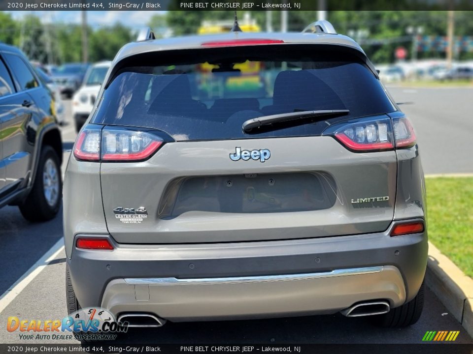 2020 Jeep Cherokee Limited 4x4 Sting-Gray / Black Photo #5