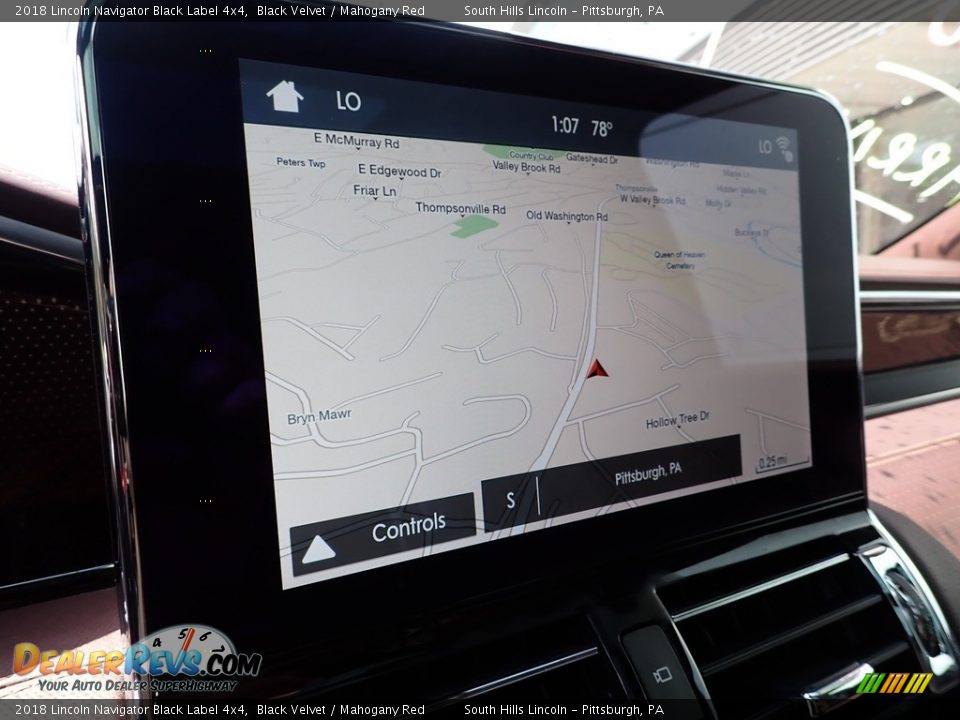 Navigation of 2018 Lincoln Navigator Black Label 4x4 Photo #21