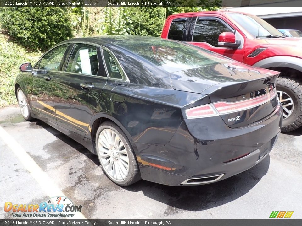 2016 Lincoln MKZ 3.7 AWD Black Velvet / Ebony Photo #2