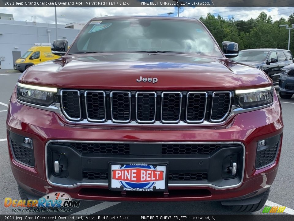 2021 Jeep Grand Cherokee L Overland 4x4 Velvet Red Pearl / Black Photo #3