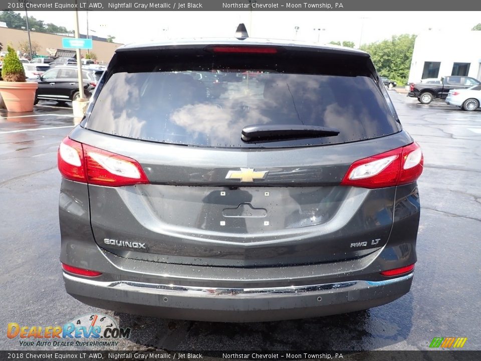 2018 Chevrolet Equinox LT AWD Nightfall Gray Metallic / Jet Black Photo #6