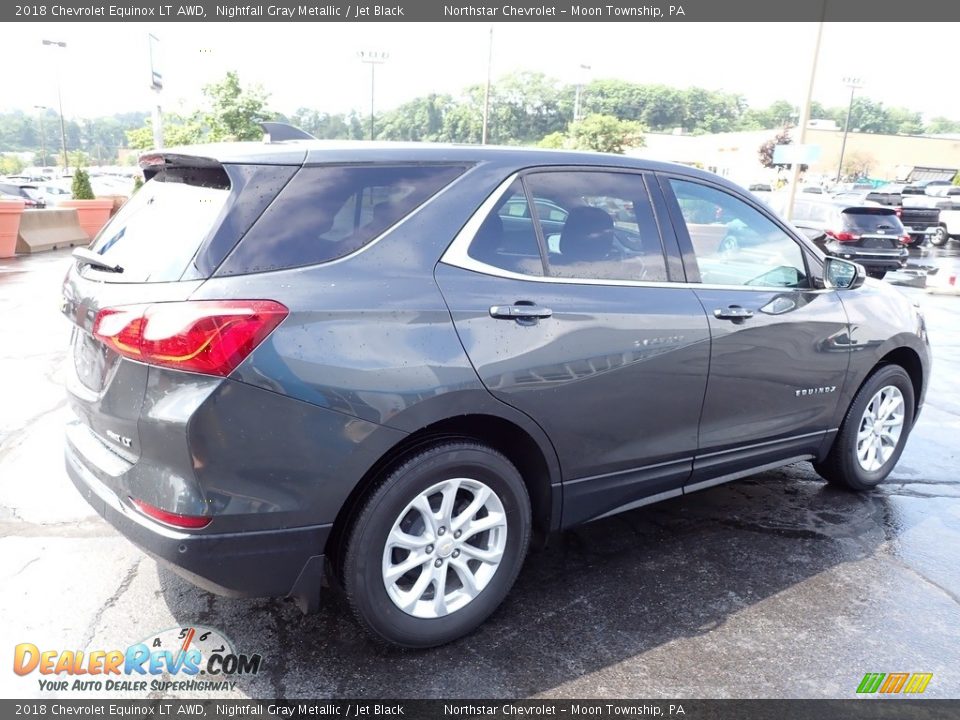 2018 Chevrolet Equinox LT AWD Nightfall Gray Metallic / Jet Black Photo #9