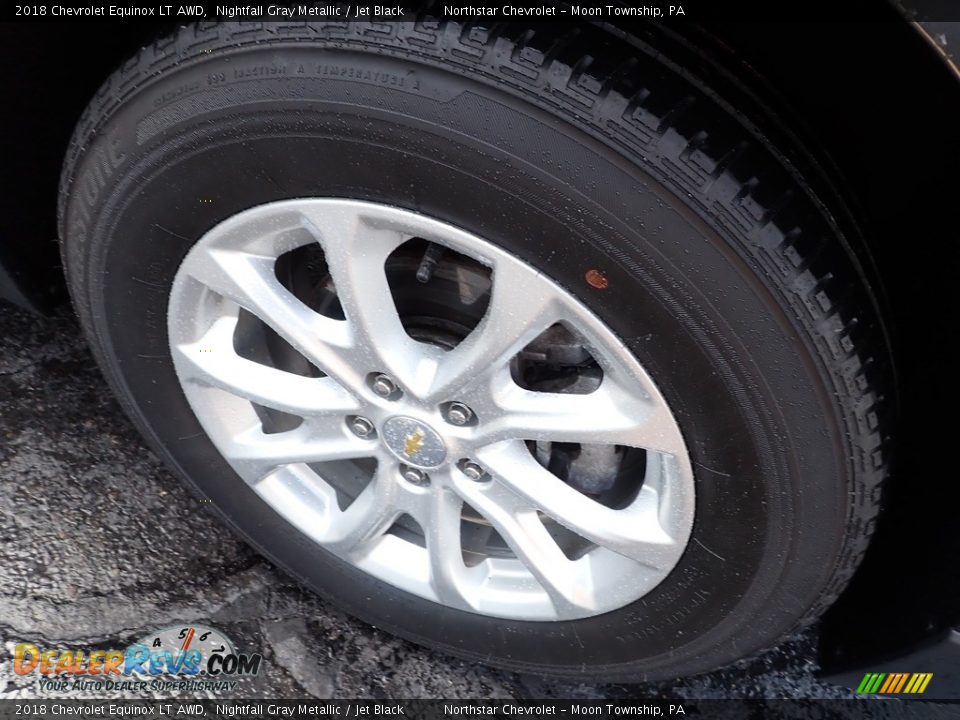 2018 Chevrolet Equinox LT AWD Nightfall Gray Metallic / Jet Black Photo #14