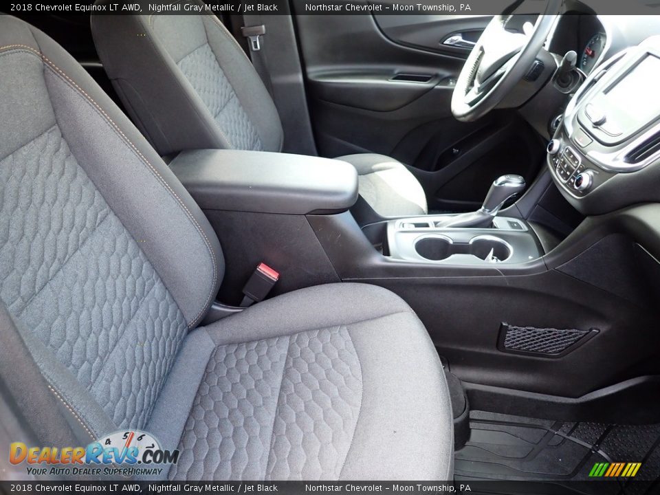 2018 Chevrolet Equinox LT AWD Nightfall Gray Metallic / Jet Black Photo #15