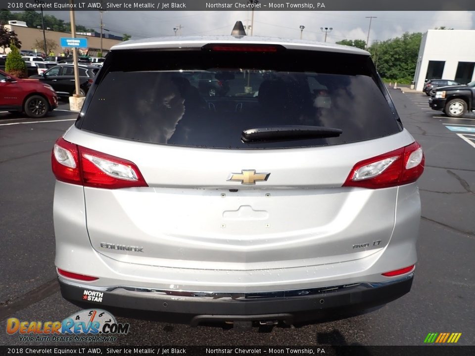 2018 Chevrolet Equinox LT AWD Silver Ice Metallic / Jet Black Photo #6