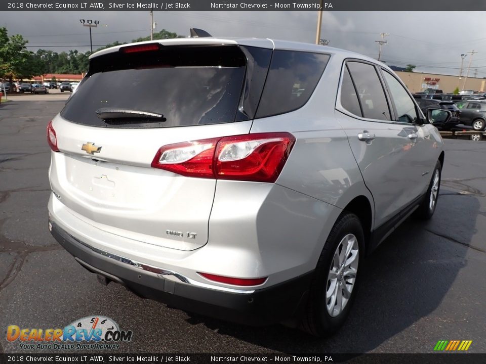 2018 Chevrolet Equinox LT AWD Silver Ice Metallic / Jet Black Photo #8