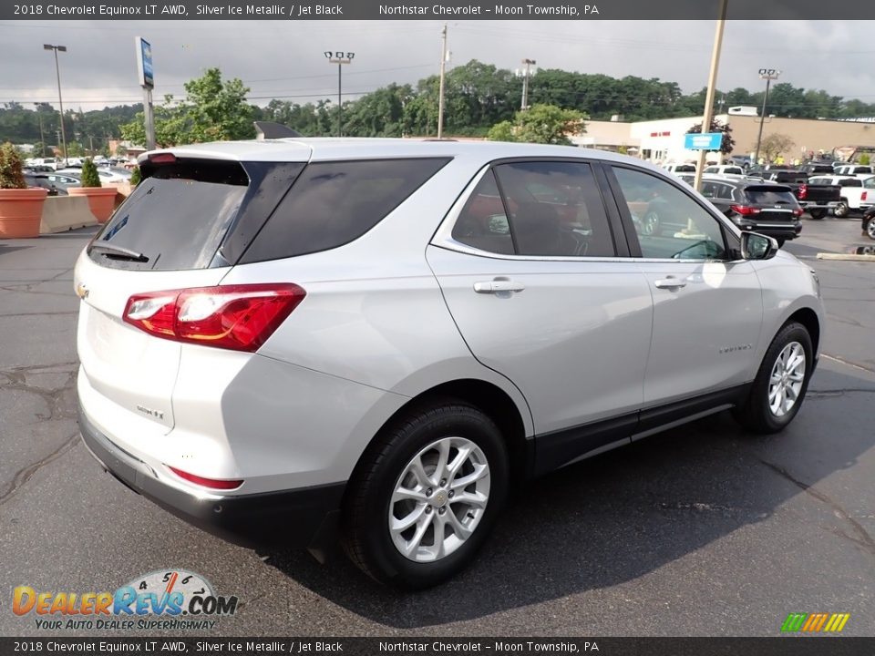 2018 Chevrolet Equinox LT AWD Silver Ice Metallic / Jet Black Photo #9