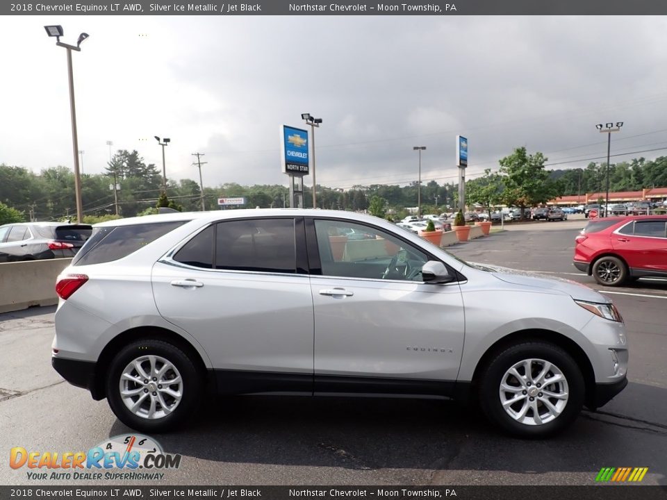 2018 Chevrolet Equinox LT AWD Silver Ice Metallic / Jet Black Photo #10