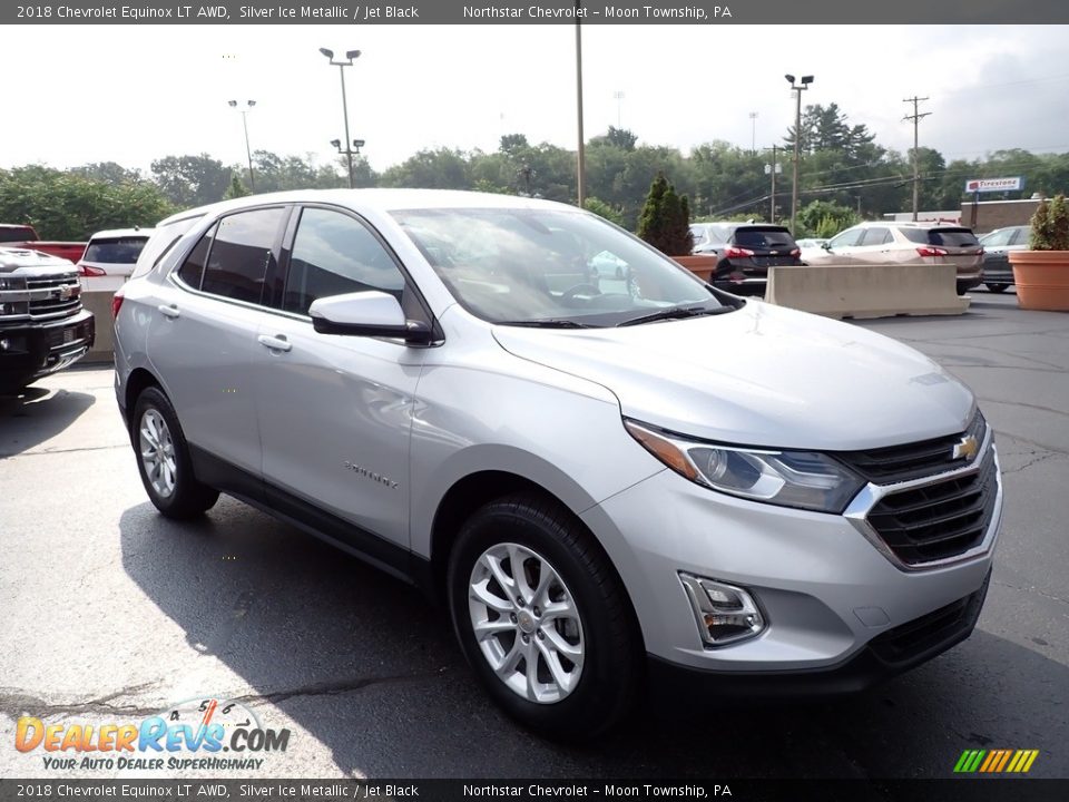 2018 Chevrolet Equinox LT AWD Silver Ice Metallic / Jet Black Photo #11