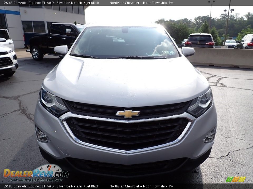 2018 Chevrolet Equinox LT AWD Silver Ice Metallic / Jet Black Photo #13