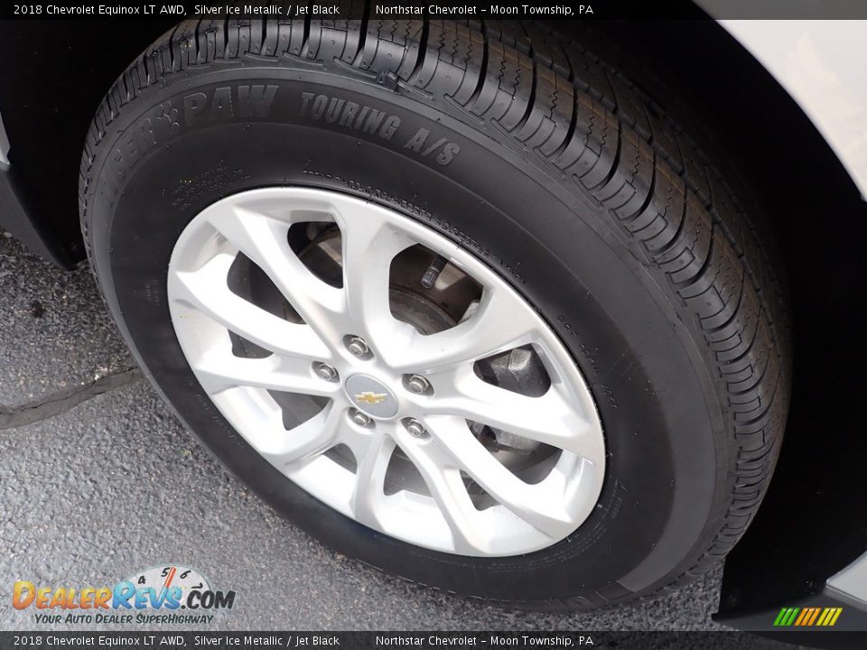 2018 Chevrolet Equinox LT AWD Silver Ice Metallic / Jet Black Photo #14