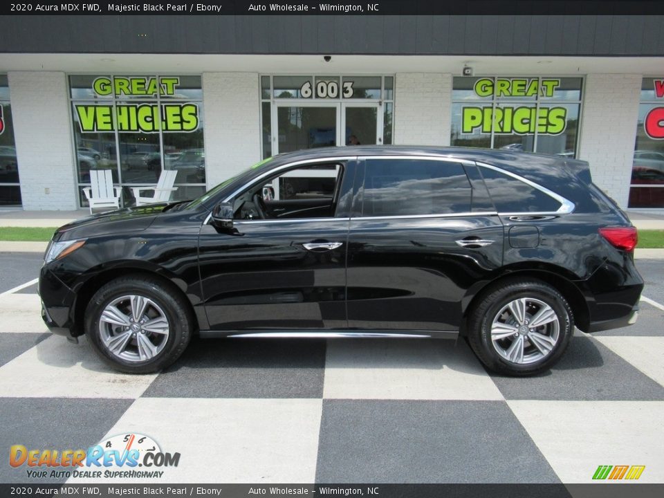 2020 Acura MDX FWD Majestic Black Pearl / Ebony Photo #1