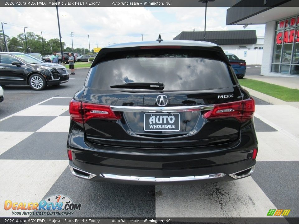 2020 Acura MDX FWD Majestic Black Pearl / Ebony Photo #4