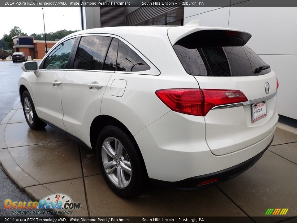 2014 Acura RDX Technology AWD White Diamond Pearl / Parchment Photo #3