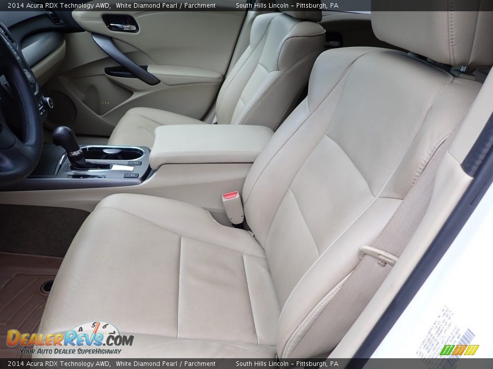 2014 Acura RDX Technology AWD White Diamond Pearl / Parchment Photo #15