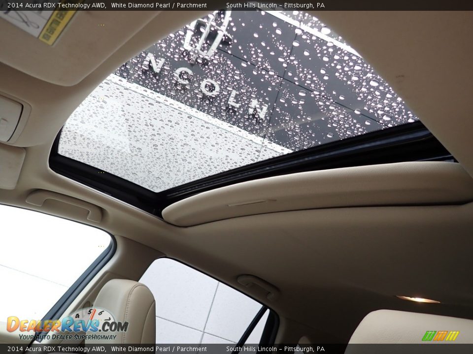2014 Acura RDX Technology AWD White Diamond Pearl / Parchment Photo #20