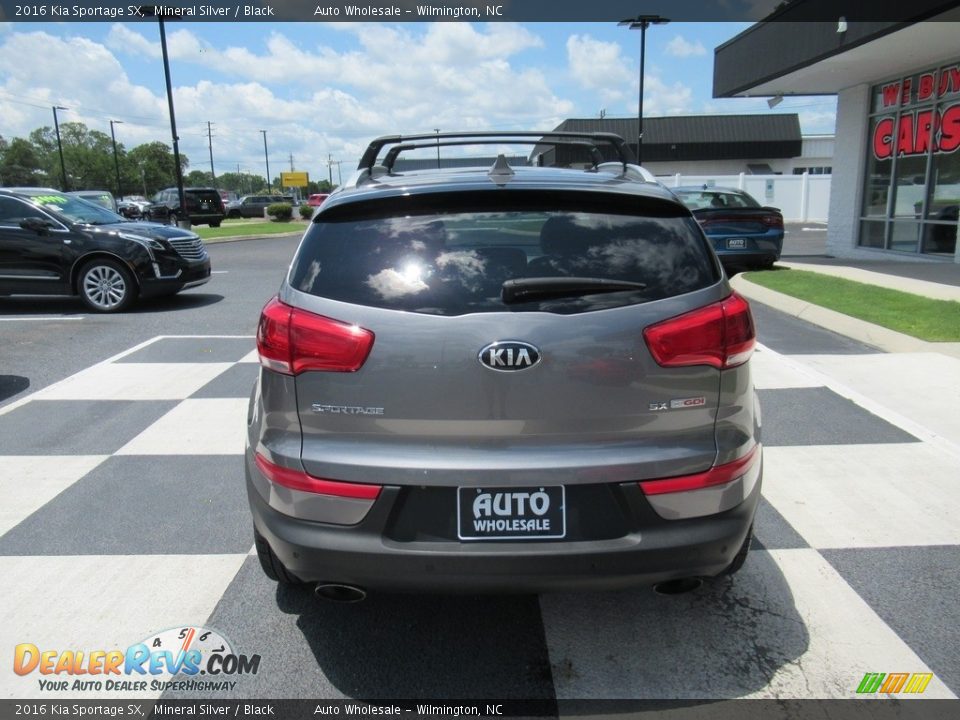 2016 Kia Sportage SX Mineral Silver / Black Photo #4