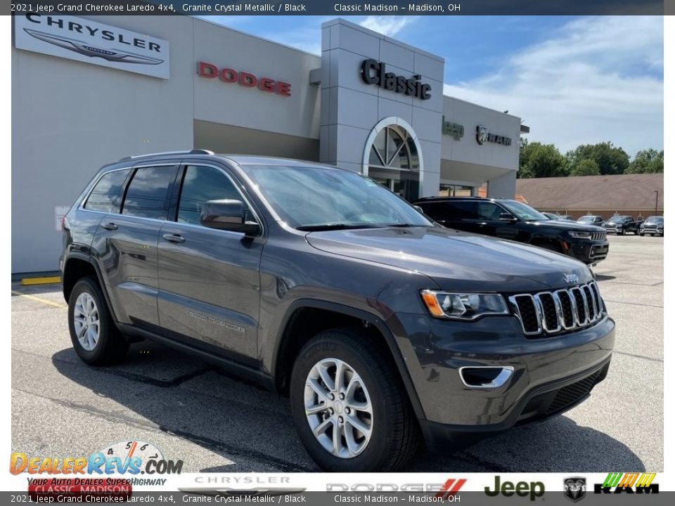 2021 Jeep Grand Cherokee Laredo 4x4 Granite Crystal Metallic / Black Photo #1