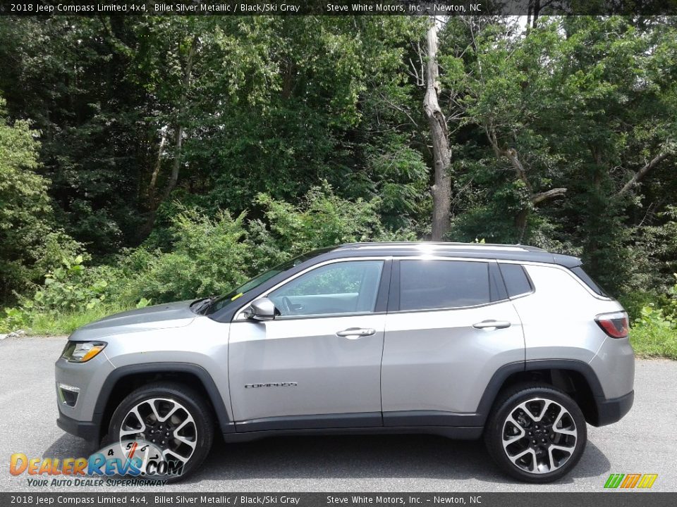 2018 Jeep Compass Limited 4x4 Billet Silver Metallic / Black/Ski Gray Photo #1