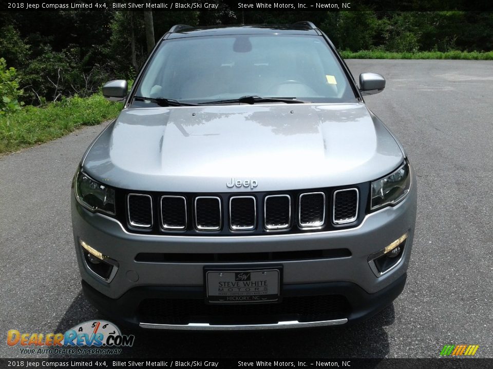 2018 Jeep Compass Limited 4x4 Billet Silver Metallic / Black/Ski Gray Photo #4